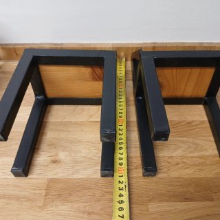 Soportes decorativo silla metal y madera