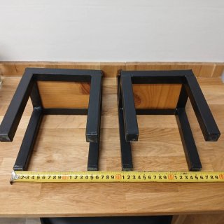 Soportes decorativo silla metal y madera