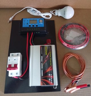 Kit Solar 500W con placa solar.