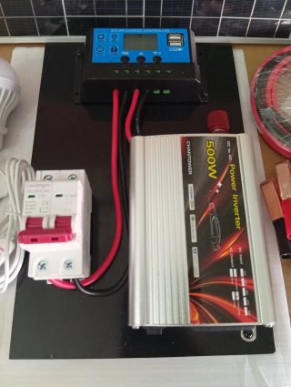 Kit Solar 500W con placa solar.