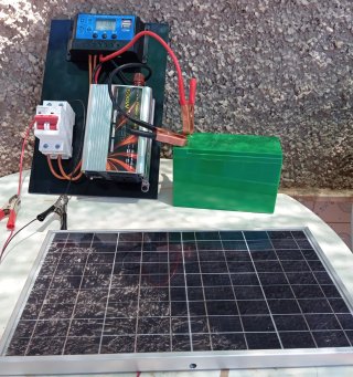Kit Solar 500W con placa solar.