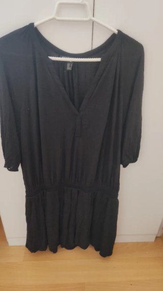 Vestido negro Mango Talla M