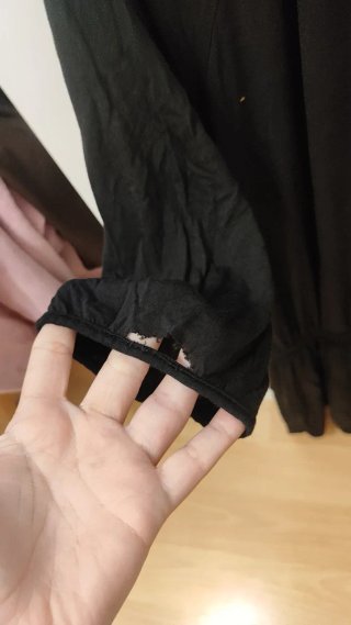 Vestido negro Mango Talla M