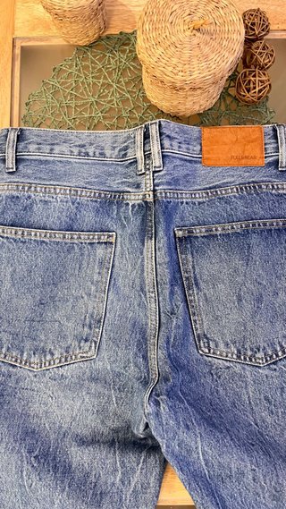 Pantalones vaqueros PULL&BEAR negros Talla S