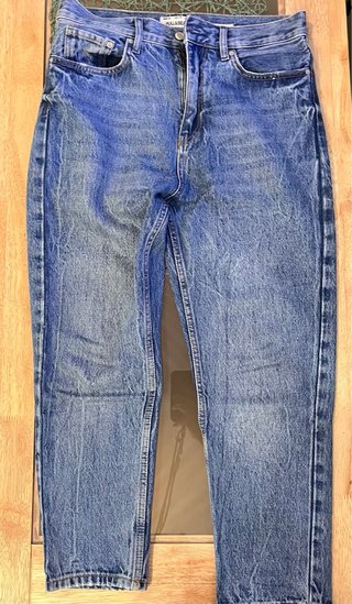 Pantalones vaqueros PULL&BEAR negros Talla S