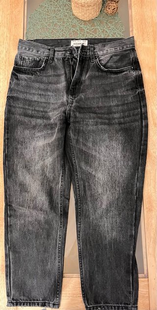 Pantalones vaqueros PULL&BEAR negros Talla S