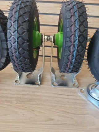 215mm Juego 4 Ruedas Muebles Pesados