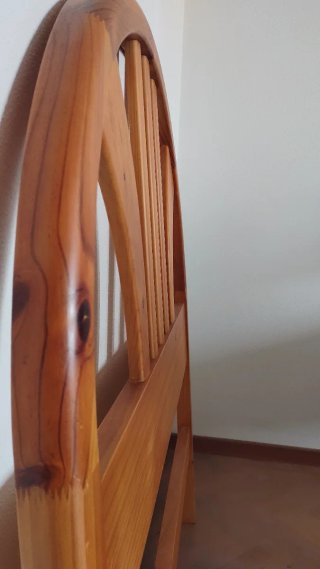 Cabecero de pino cama 90