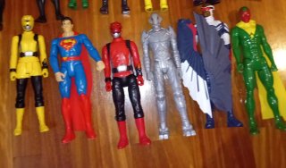 Action Figures Super Eroi Marvel e DC