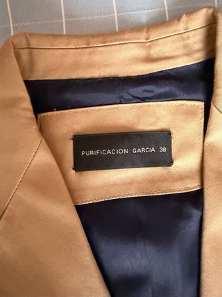 Americana Beige Purificación García Talla 38