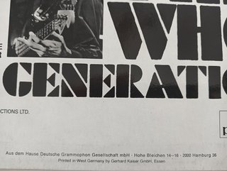 The Who My Generation Vinile Polydor