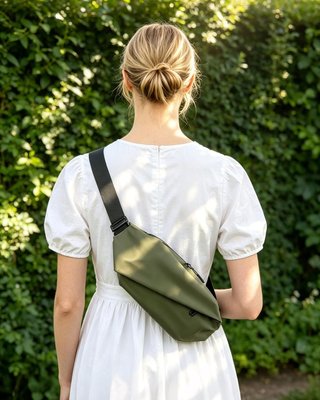 Marsupio Grande Bianco Unisex