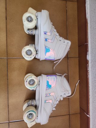 Patines Oxelo blancos para niña.
