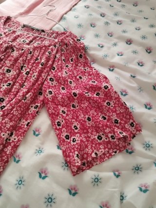 Blusa Zara Estampada Flores Talla S