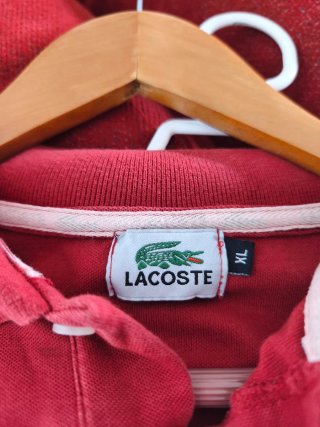 Polo Lacoste Rojo Talla XL