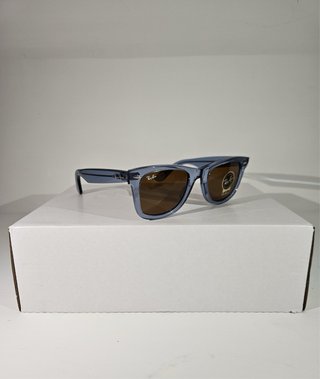 Occhiali Ray-Ban Wayfarer Blu Trasparenti