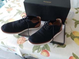 Zapatos Kazar caballero negro/marrón talla 42