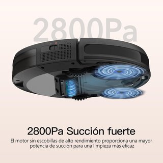 - AIRROBO robot aspirador potente limpieza zigza