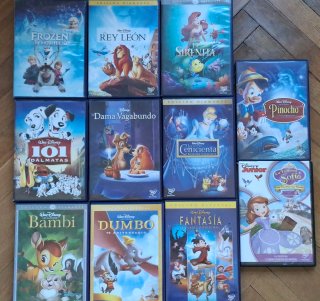 Pack 11 Películas DVD Disney (Español)