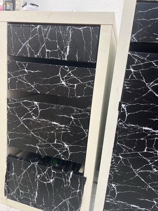 Escritorio moderno mármol y madera