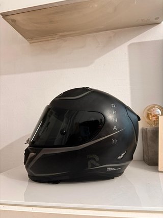 Casco HJC Rpha 11 Negro + Visera