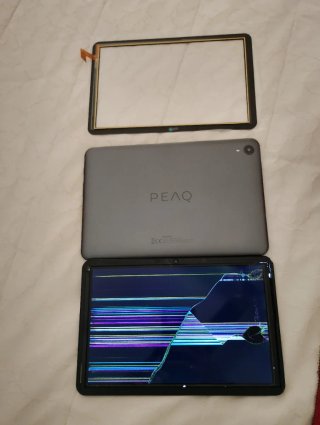 Tablet Peaq Negra/Gris para piezas