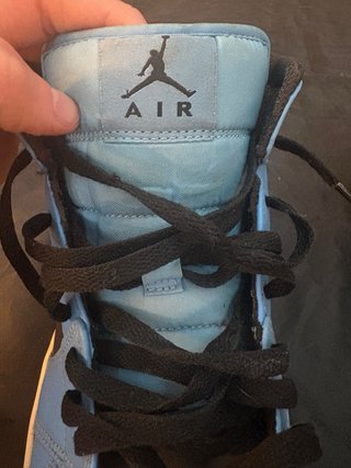 Jordan 1 Mid Blu/Nero Taglia 42
