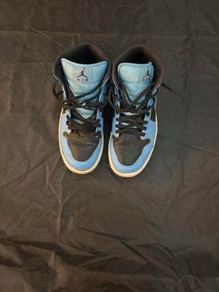 Jordan 1 Mid Blu/Nero Taglia 42