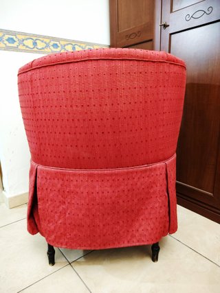Poltrona Pozzetto Simmons Anni '60 Rossa