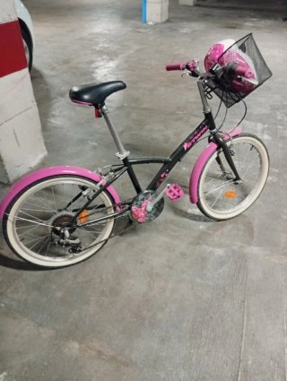 Bicicleta infantil BTWIN rosa