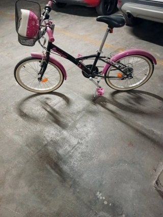 Bicicleta infantil BTWIN rosa