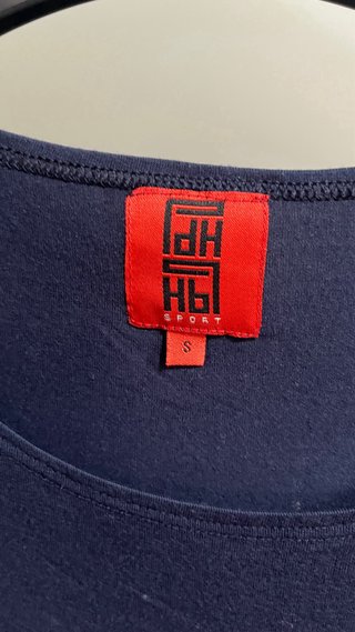 Camiseta Pedro del Hierro azul marino con diseño