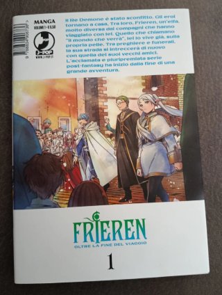 Manga "Frieren-Oltre La Fine Del Viaggio" Volume 1