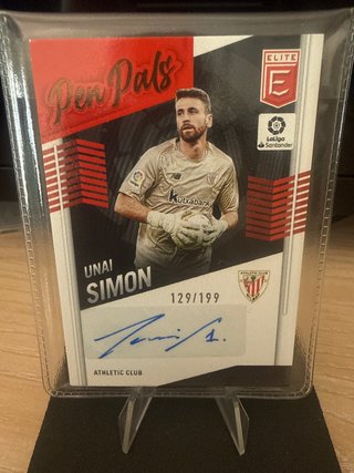 Unai Simon Tarjeta Firmada Pen Pals 129/199.