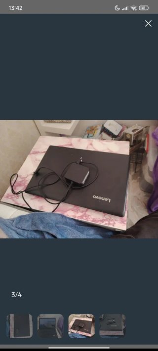 Portátil Lenovo Negro