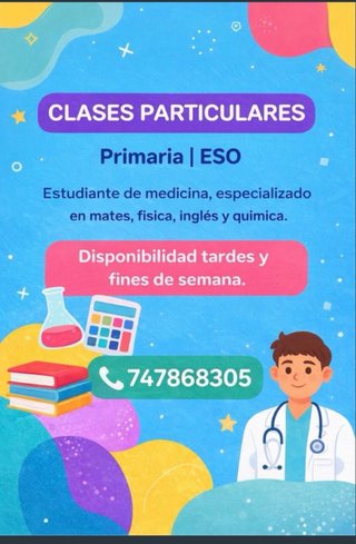 Clases particulares ESO y primaria