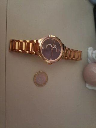 Reloj Tous Dorado y esfera marrón