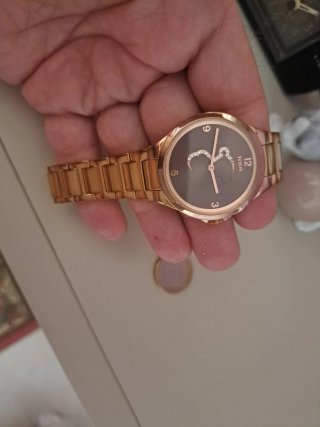 Reloj Tous Dorado y esfera marrón