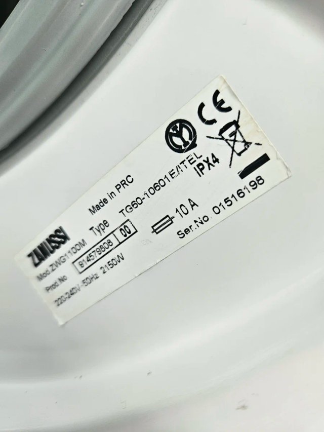 Lavadora Zanussi 6kg 1000rpm