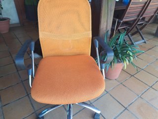 Silla de escritorio juvenil naranja