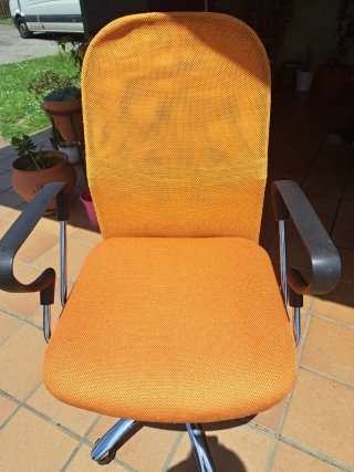 Silla de escritorio juvenil naranja