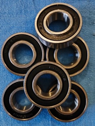 10 Rodamientos 6002-2RS 15x32x9mm