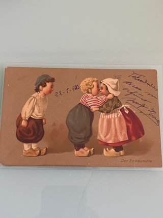 4 Postales Antiguas Infantiles