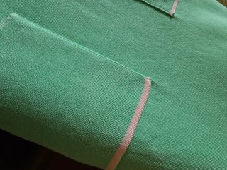 Abito maglia cotone con tasche