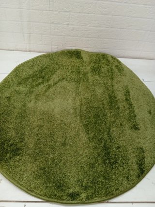 Alfombra redonda verde 80 cm