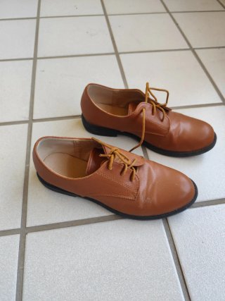 Zapatos vestir niño marrones talla 36