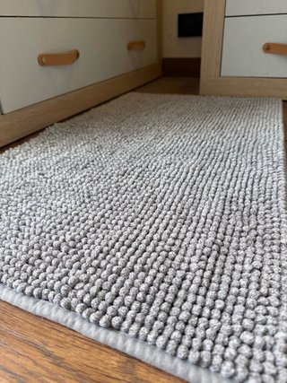 Tappeto da bagno IKEA TOFTBO grigio 80x50cm
