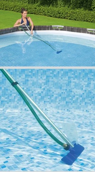 Kit Mantenimiento Piscina Azul/Plata