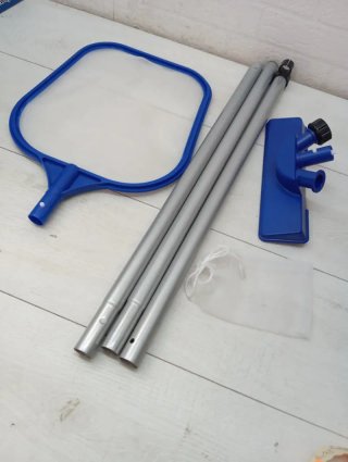 Kit Mantenimiento Piscina Azul/Plata