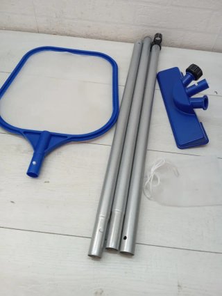 Kit Mantenimiento Piscina Azul/Plata